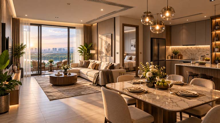 Căn hộ Studio 1 2 3 phòng ngủ Việt Trì — nội thất Sedona Việt Trì